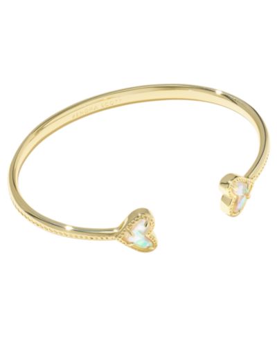 Браслет-кафф Kendra Scott Framed Ari Dichroic Glass Heart