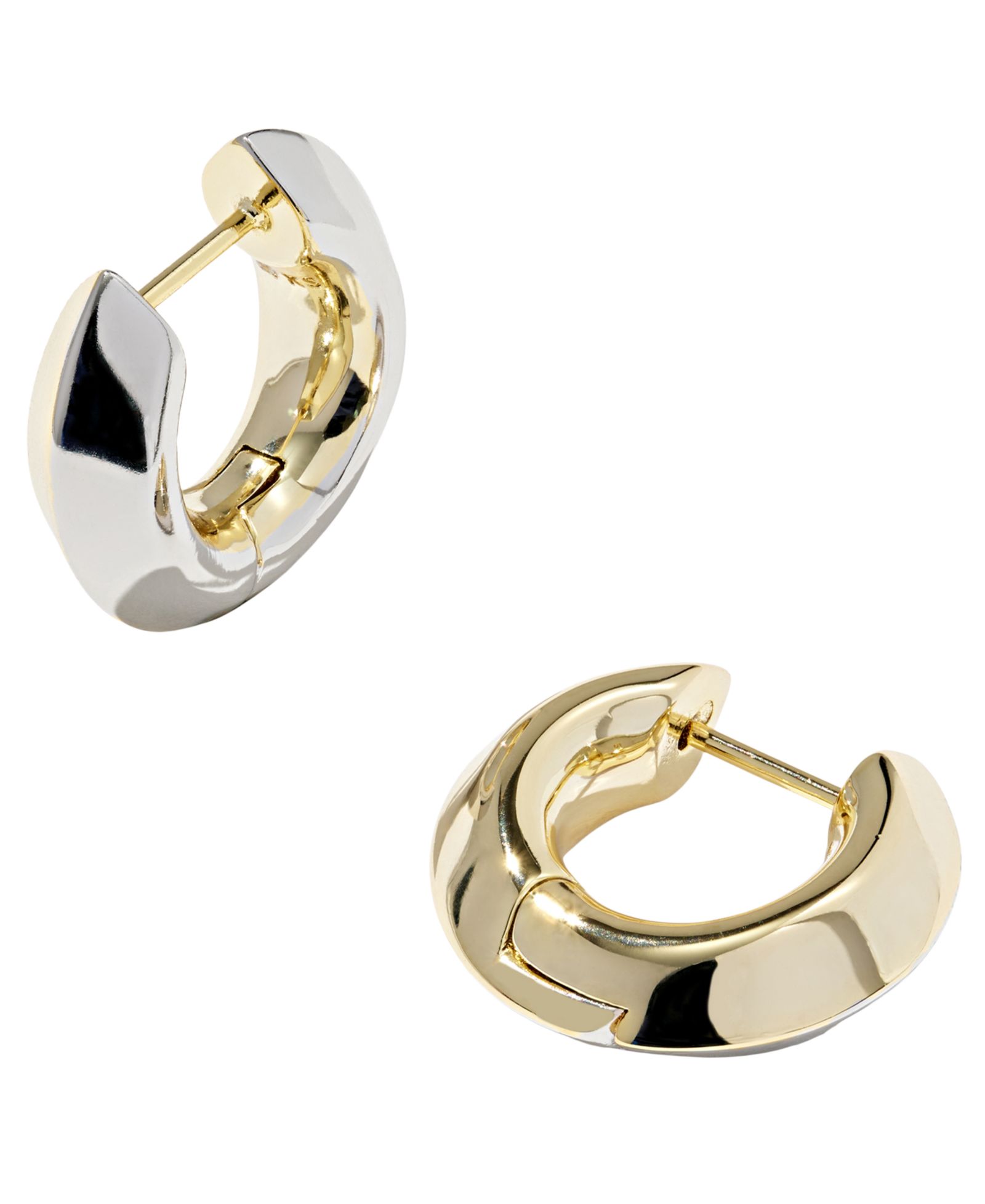 Серьги-кольца Kendra Scott Mikki Mixed Metal Huggie
