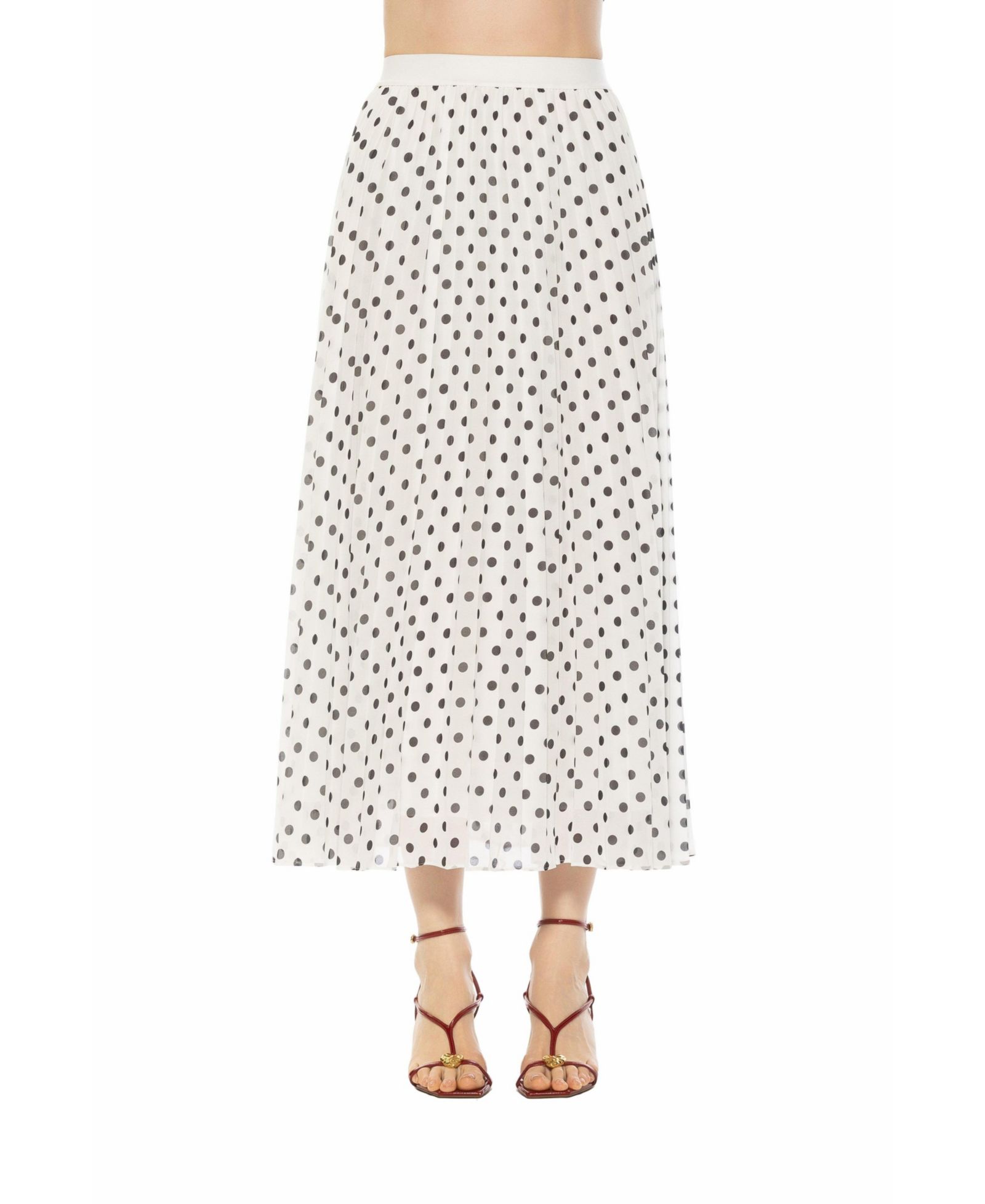 Alexia Admor Women's Kesia Midi Pleated Skirt