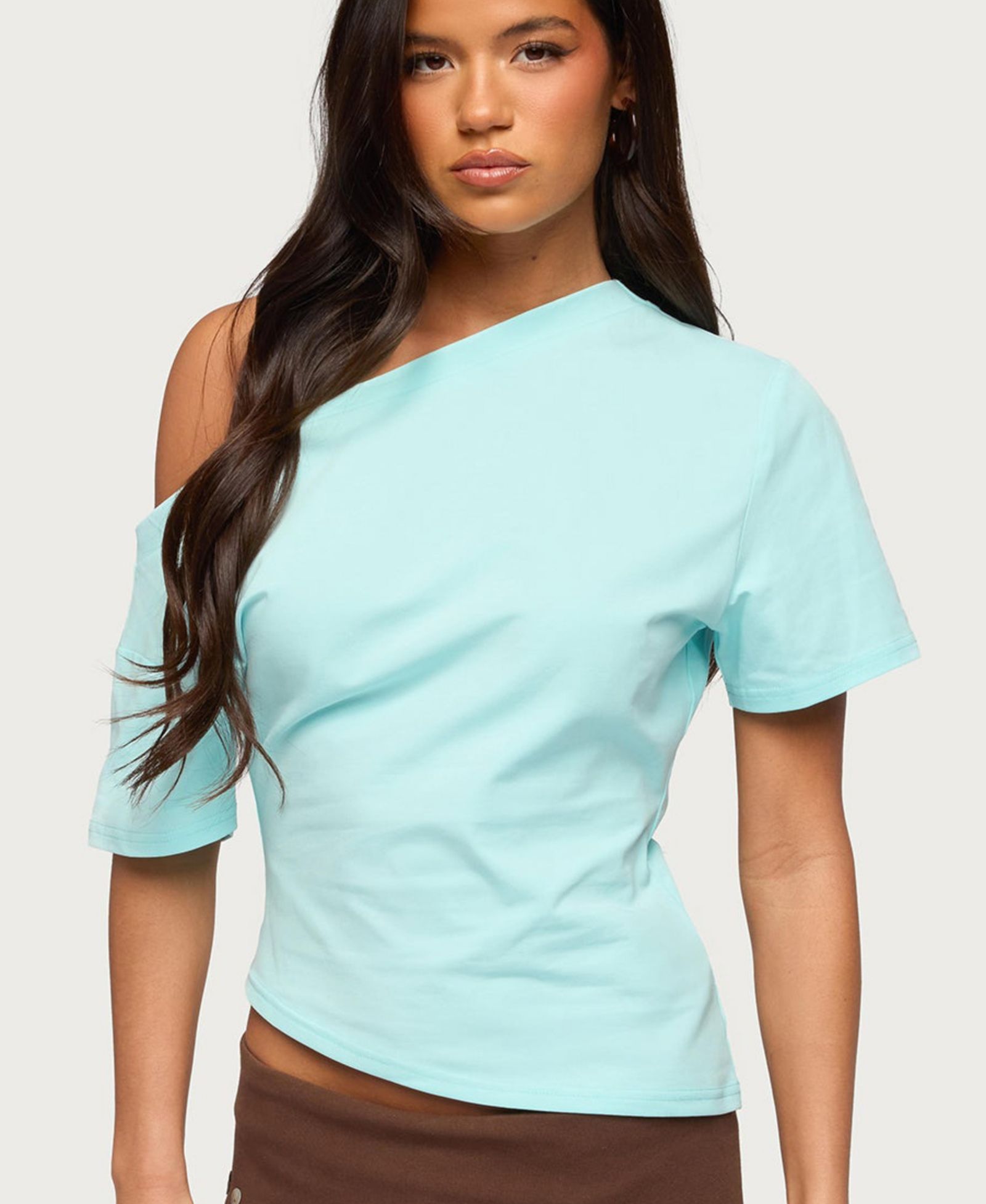 Edikted Women's Mariee Asymmetric One Shoulder Top