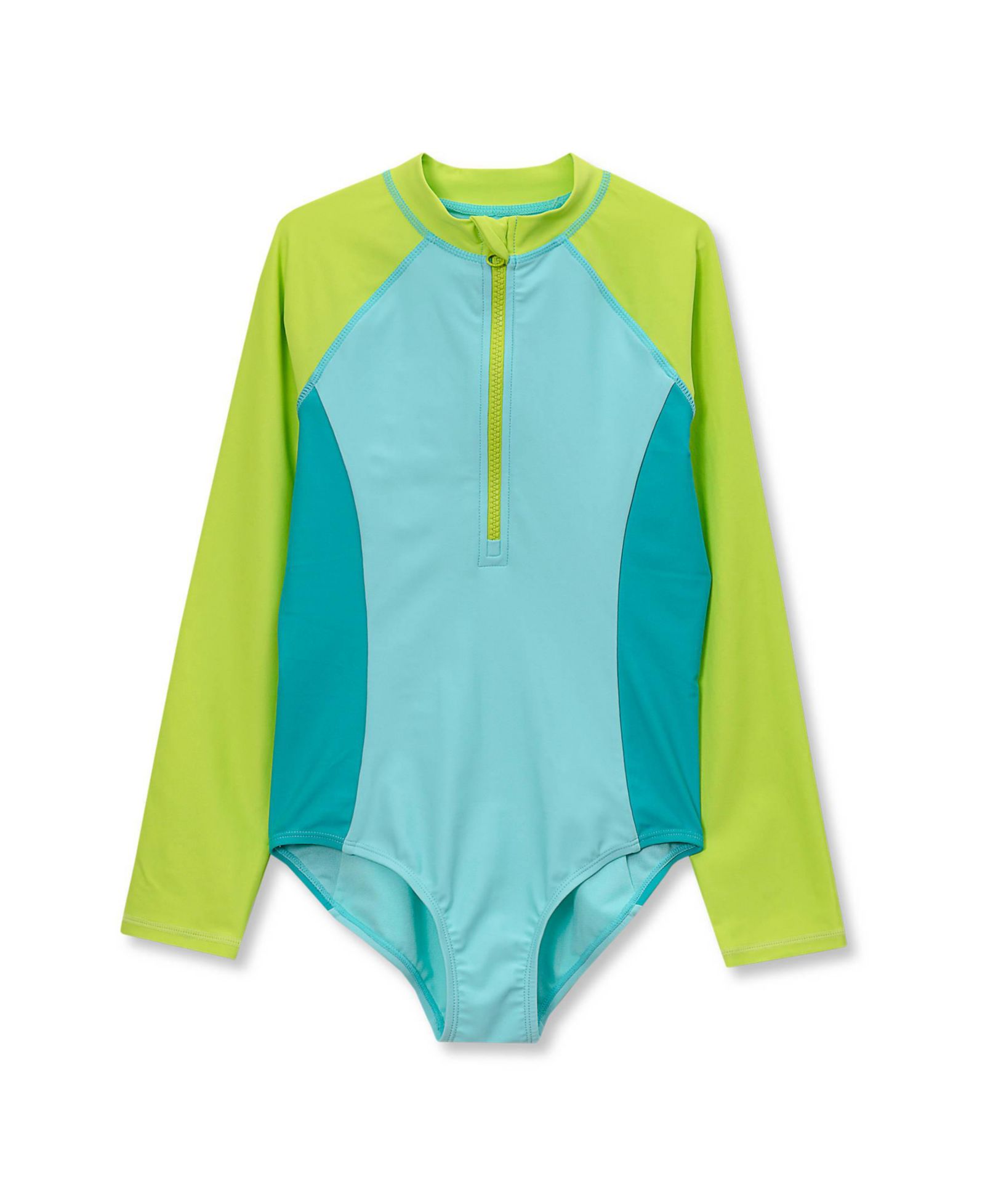 Lands' End купальник однолезка для девочек с защитой от хлора