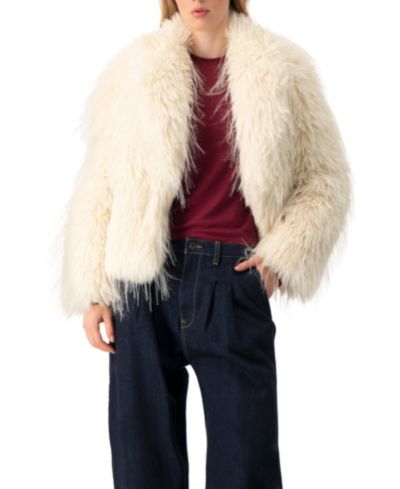 Пальто Ivonne Women's Faux-Fur Plush Teddy