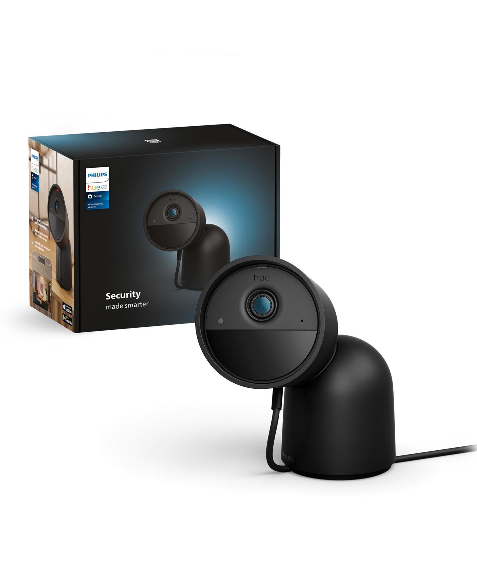 Проводная камера Philips Hue Secure с настольной подставкой