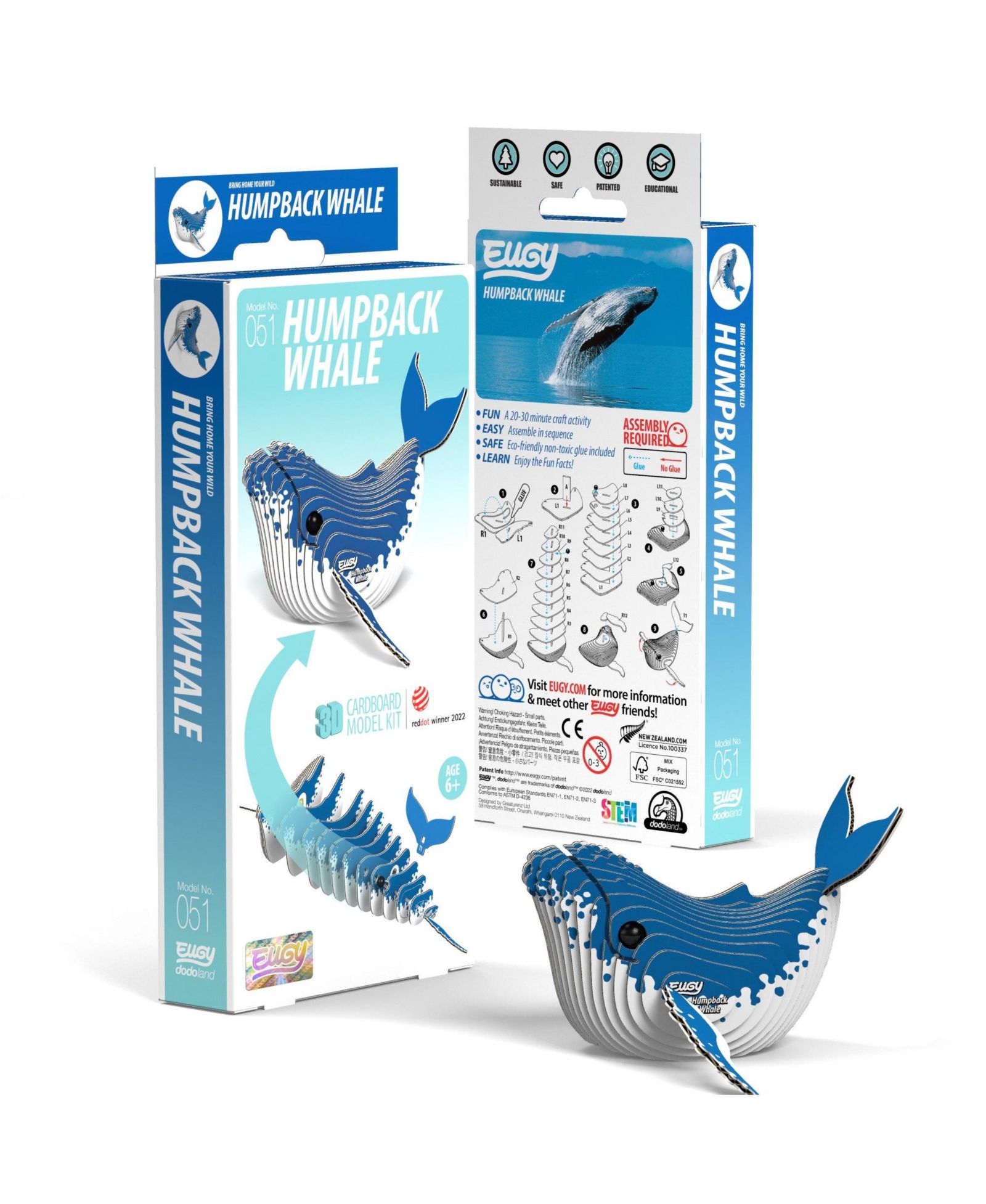 3D пазл Eugy Humpback Whale