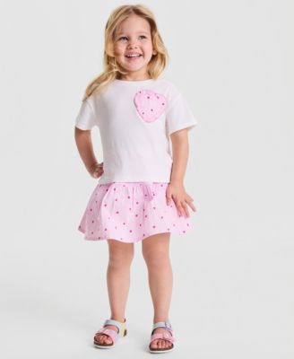 Детский комплект Epic Threads Heart Top и Bubble Skirt, 2 предмета