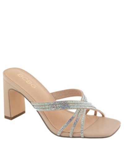 BCBG Women's Fanny B Block Heeled Sandal