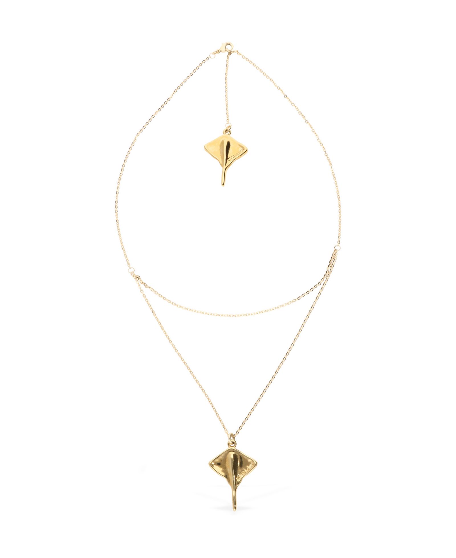 UNOde50 Double Short Chain Pendant Necklace