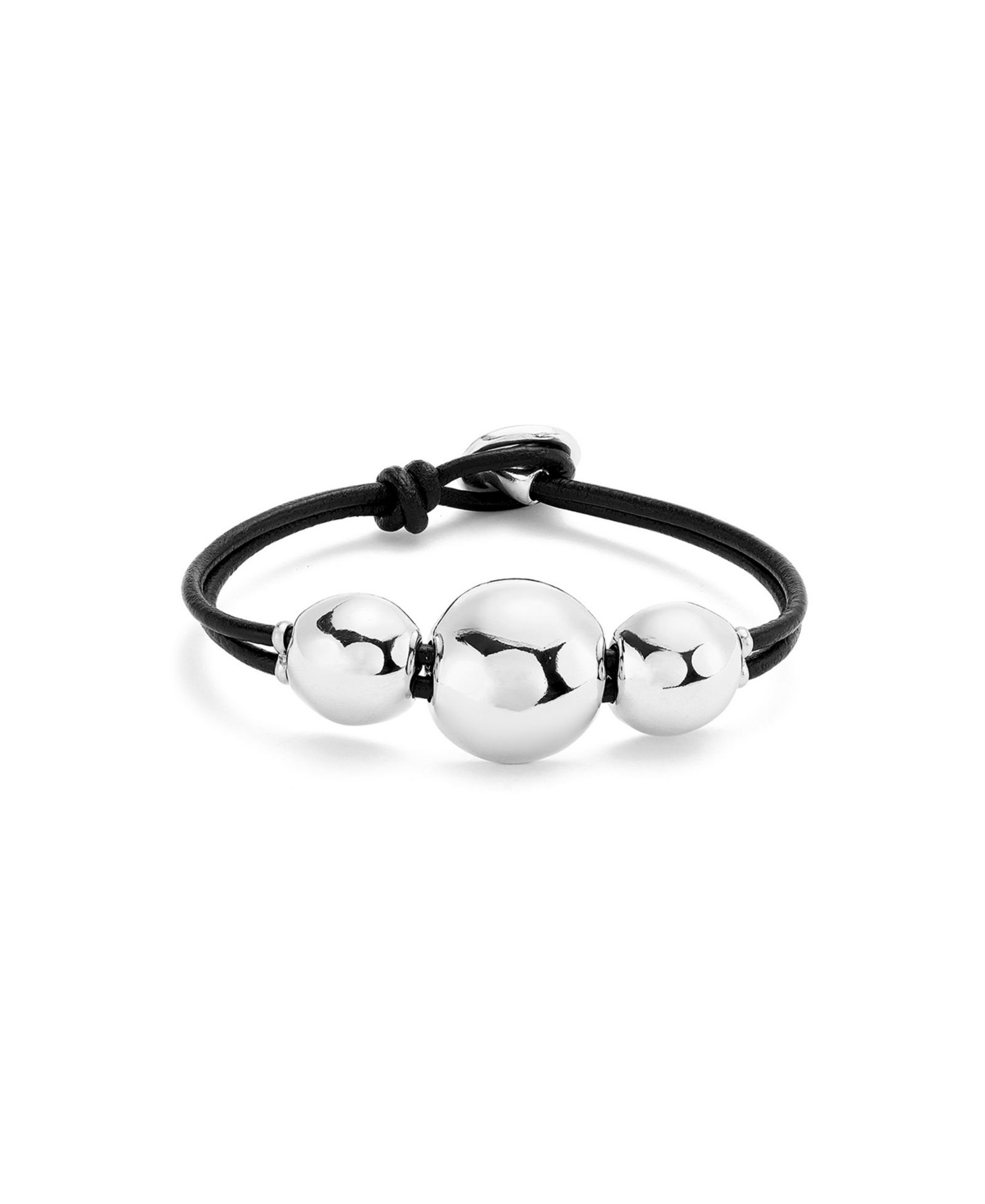 UNOde50 Three Large Leather Bracelet