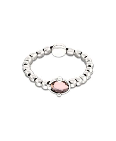 Эластичный браслет UNOde50 Pink Faceted Crystals