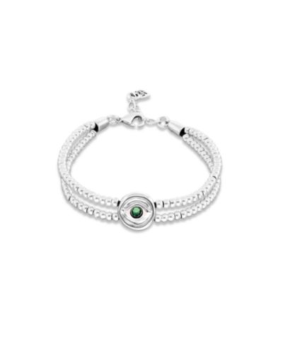 Браслет UNOde50 Double Beaded Eye Hoop