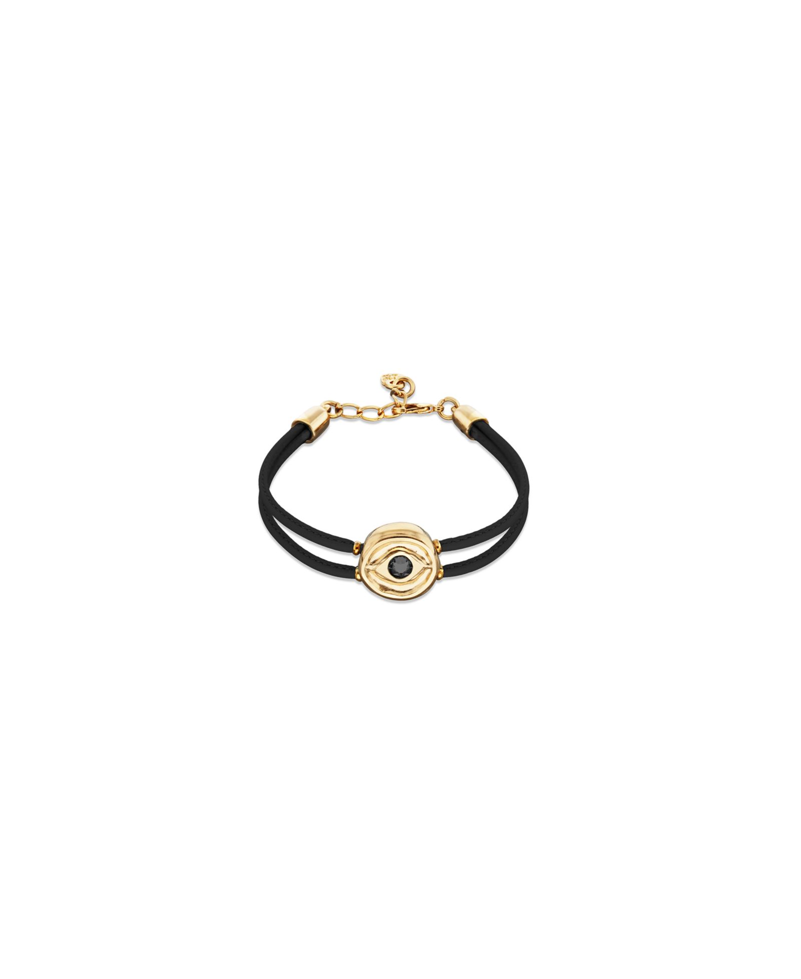 Браслет UNOde50 Black Leather Eye