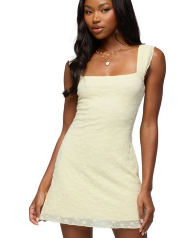 Edikted Женский Nairobia Textured Mesh Mini платье