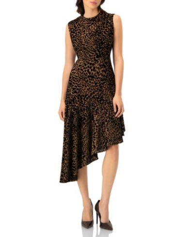 Женское платье Ivonne Asymmetric Animal Print