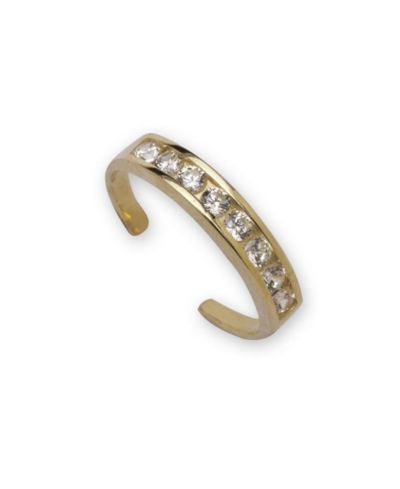 Кольцо на палец с камнями Cubic Zirconia Curata Jewelry