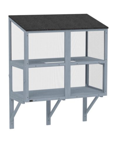 PawHut Catio Outdoor Cat Enclosure Windo Box 39.4"L,