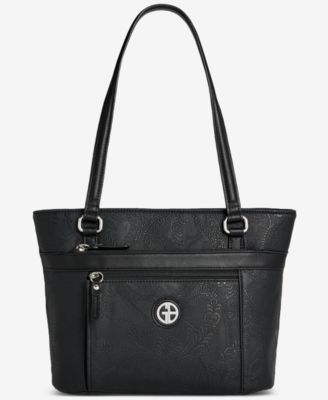 Giani Bernini Paisley Deboss Promo Tote, Exclusively at Macy's