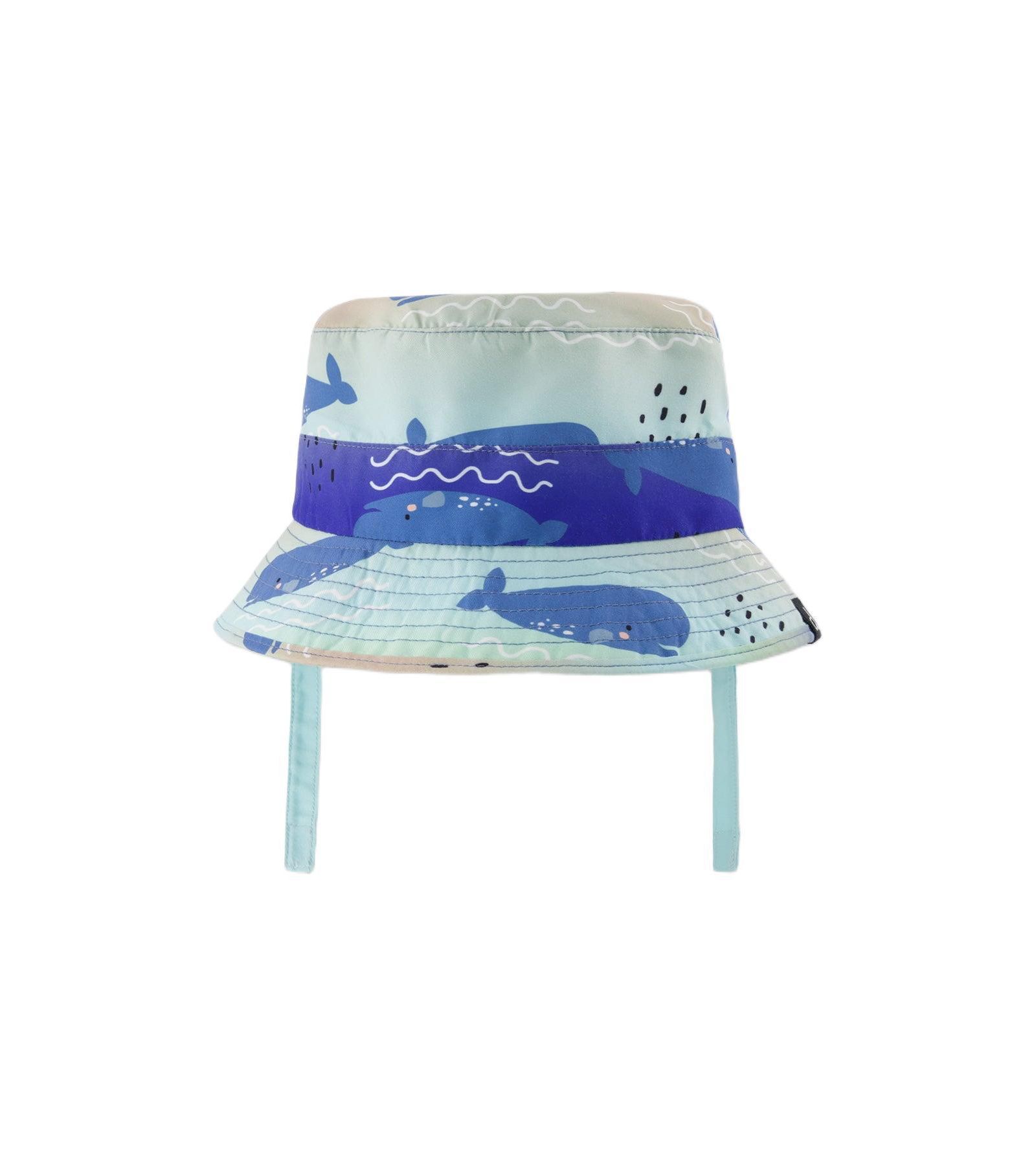 Deux par Deux Boy Polyester Beach Hat Whale Print - Toddler