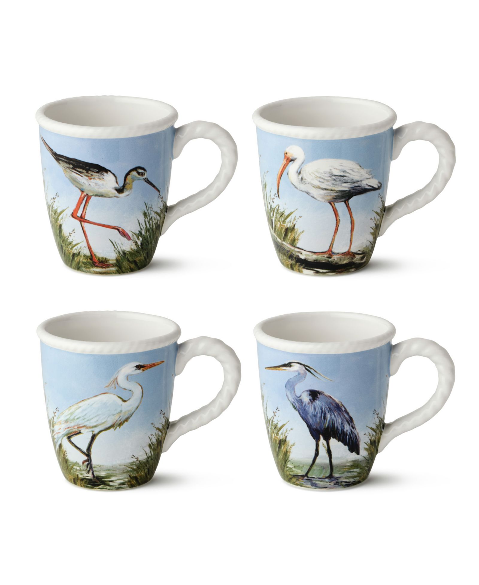 Набор кружек Certified International Coastal Birds 4 шт.