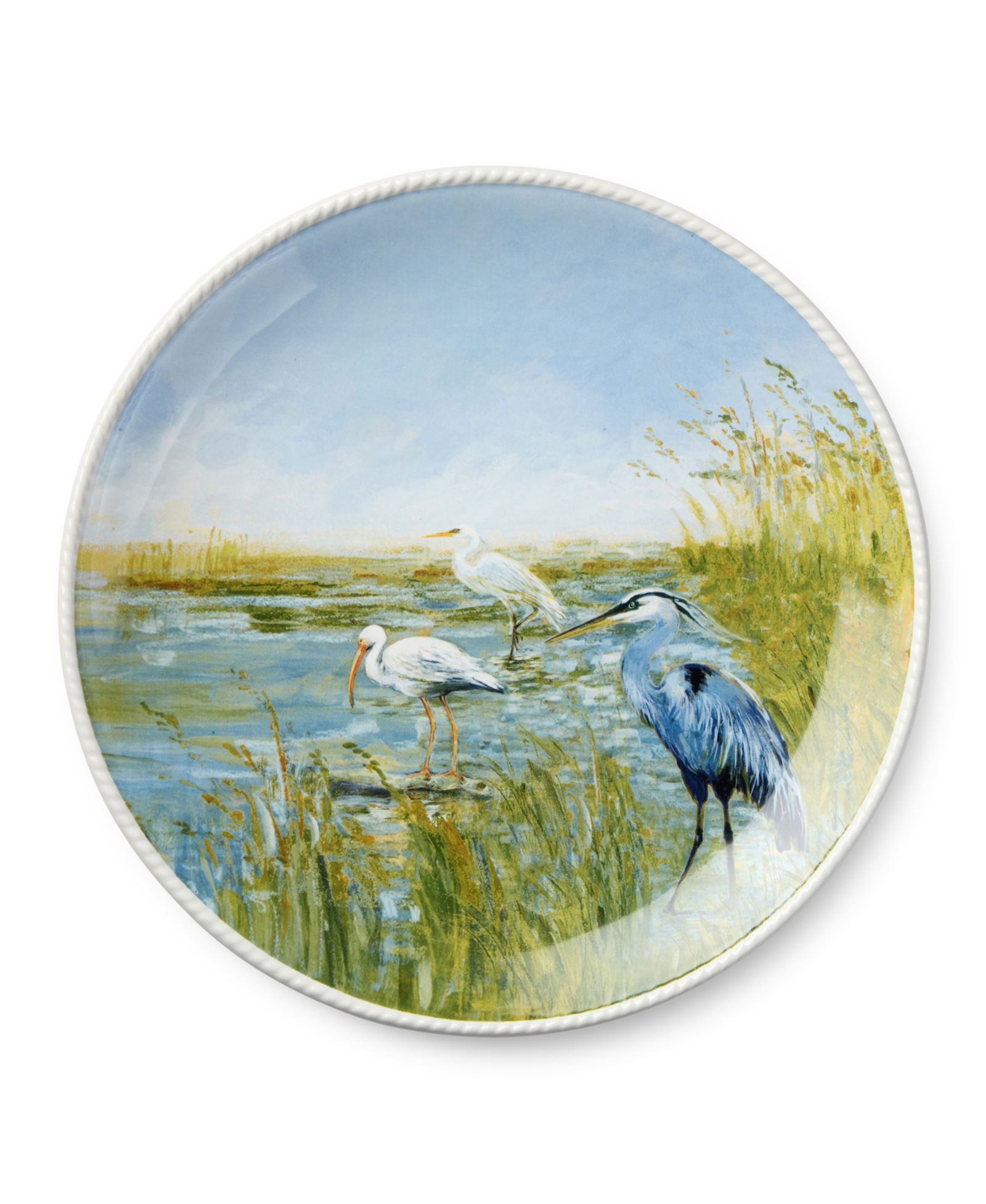 Certified International круглое блюдо Coastal Birds