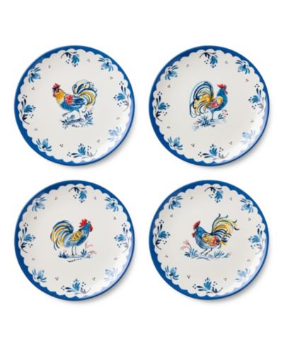 Набор обеденных тарелок Certified International French Rooster