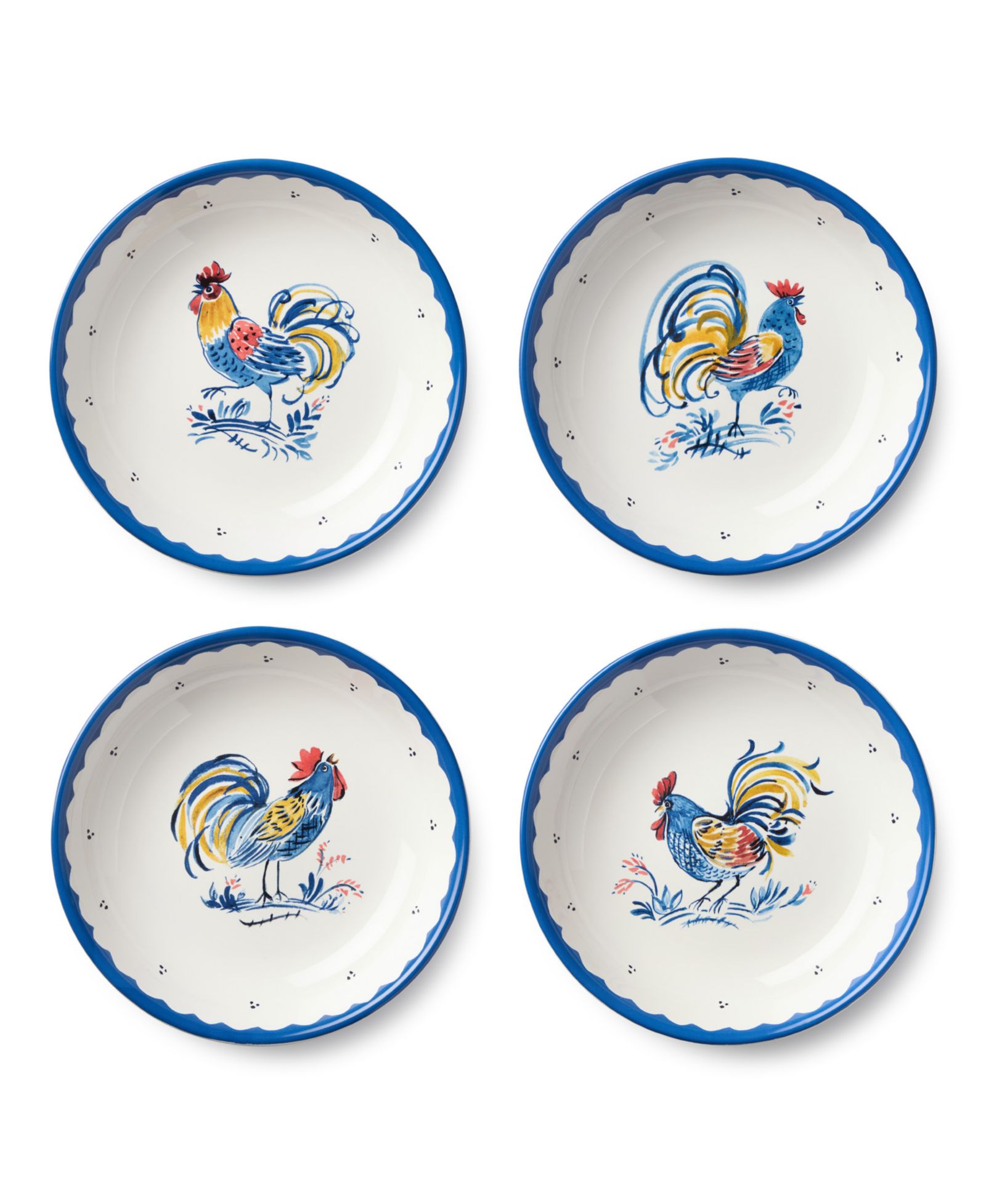 Набор суповых мисок Certified International French Rooster, 4 шт