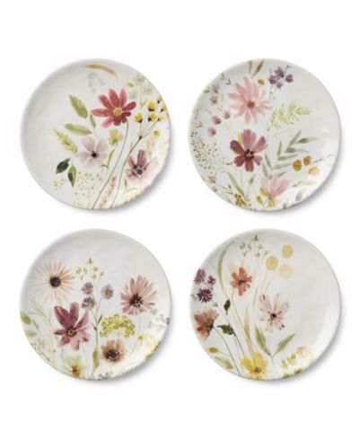 Салатные тарелки Certified International Wildflowers, набор 4 шт