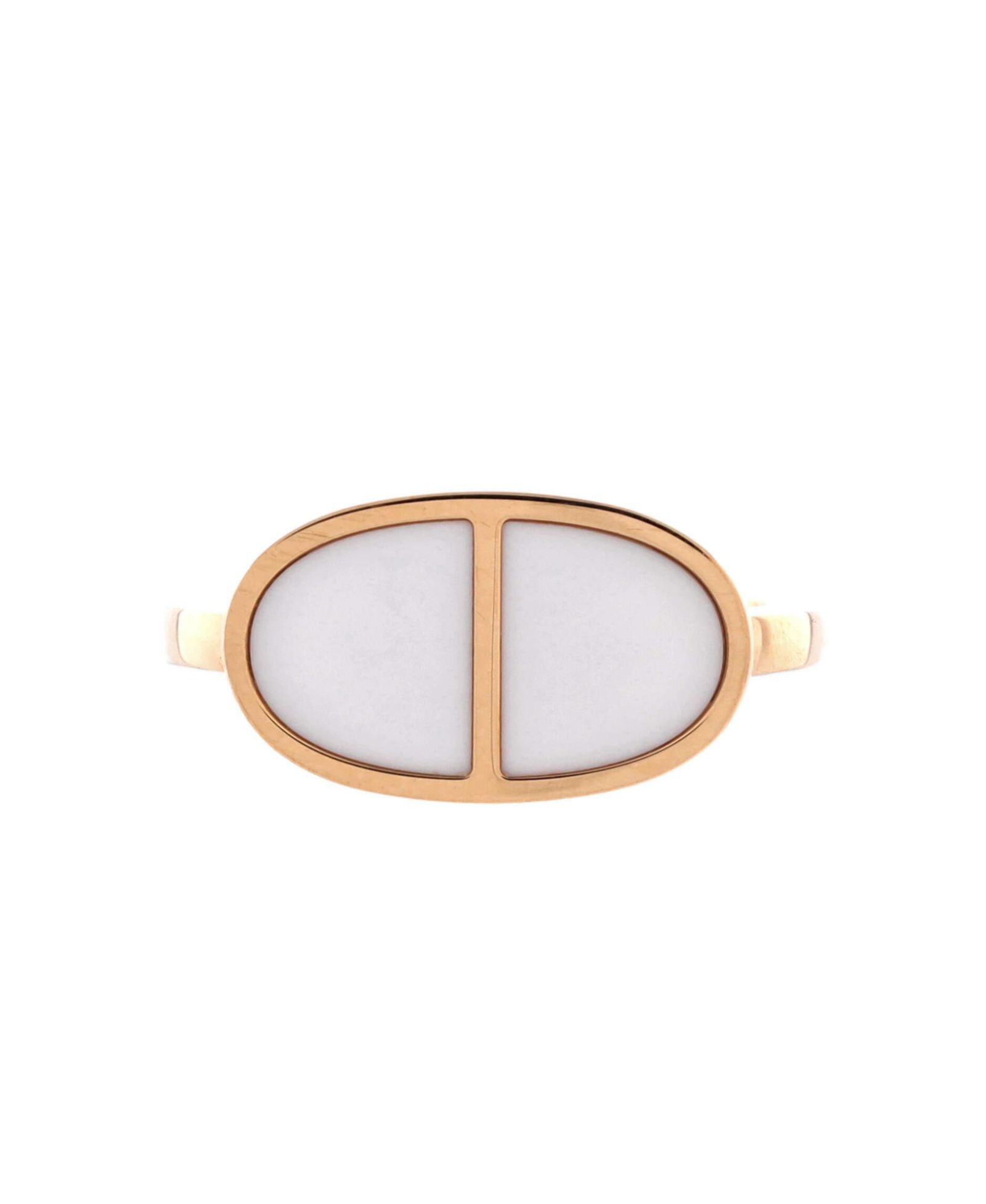 Pre-Owned HERMES кольцо Chaine d'Ancre Verso