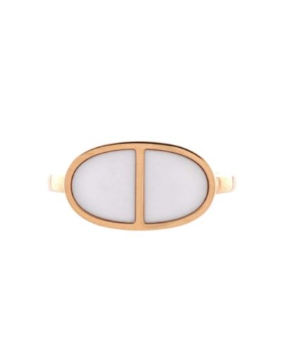 Pre-Owned HERMES кольцо Chaine d'Ancre Verso