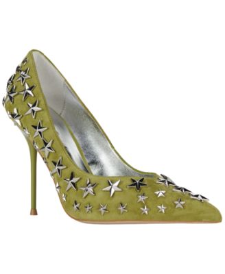 Jeffrey Campbell Women's Star-Studded Slip-On Pumps