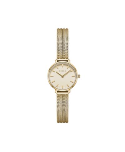 BREDA Beverly Tethered 1760a Gold and Metal Bracelet Watch, 25mm
