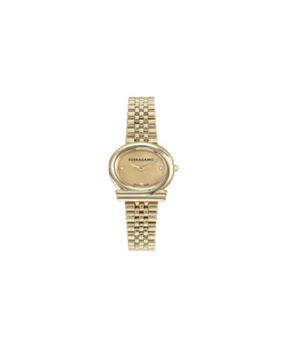 Ferragamo Женские золотые часы из нержавеющей стали, 23mm