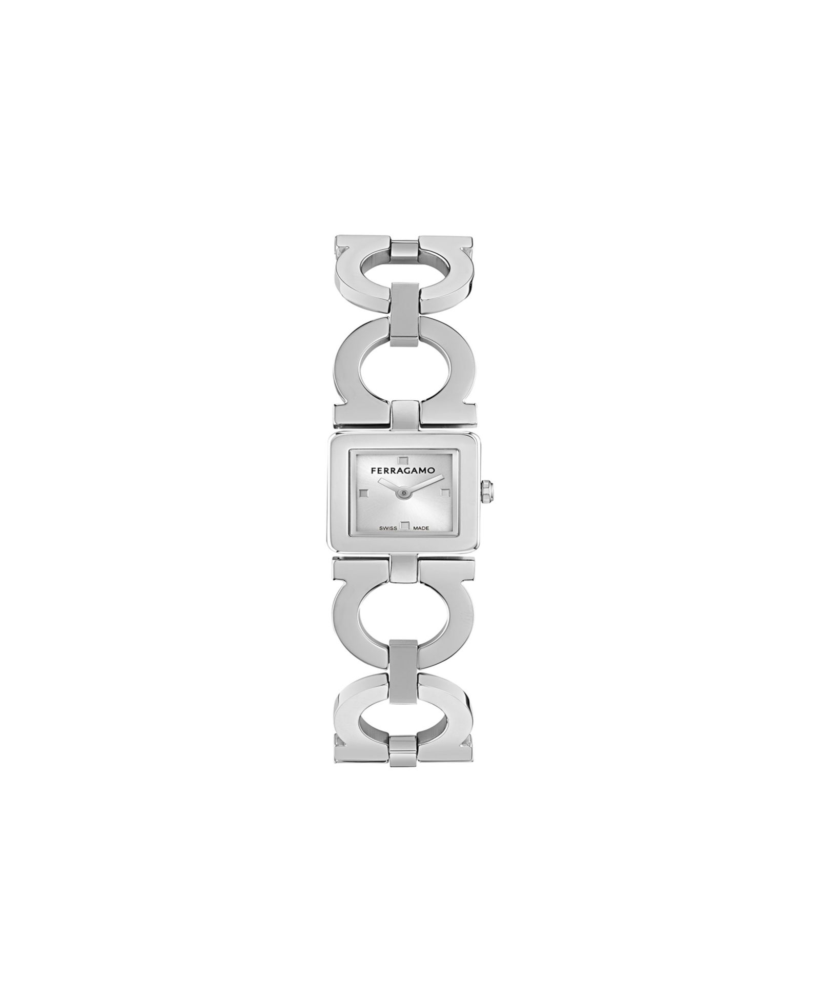 Женские часы Ferragamo Silver Stainless Steel, 19x19mm