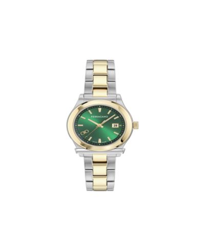 Ferragamo Women's Two-Tone Stainless Steel Bracelet Watch, 33mm