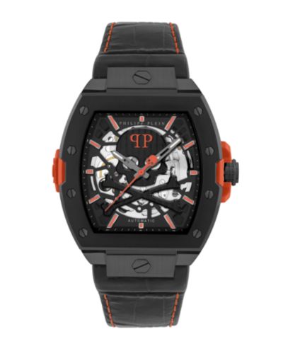 Philipp Plein Мужские часы The keleton 2.0 IP Black Stainless Steel 44mm