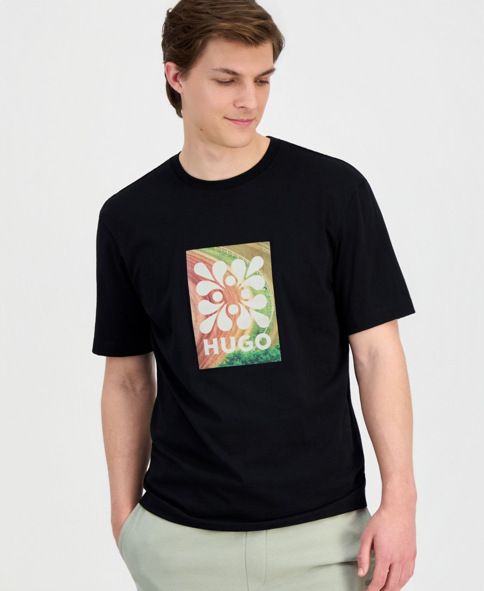 Мужская футболка HUGO by Hugo Boss HUGO Resort Logo T-Shirt