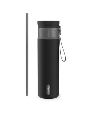 Contigo SnapSeal 24 oz. Stainless Steel Straw Water Bottle