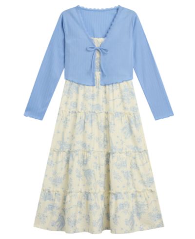 BCX Детский комплект из кардигана и платья, 2-piece set, 7-16