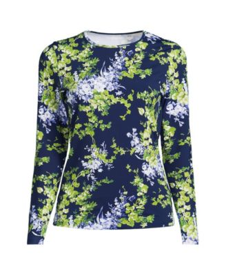 Navy/white blooms