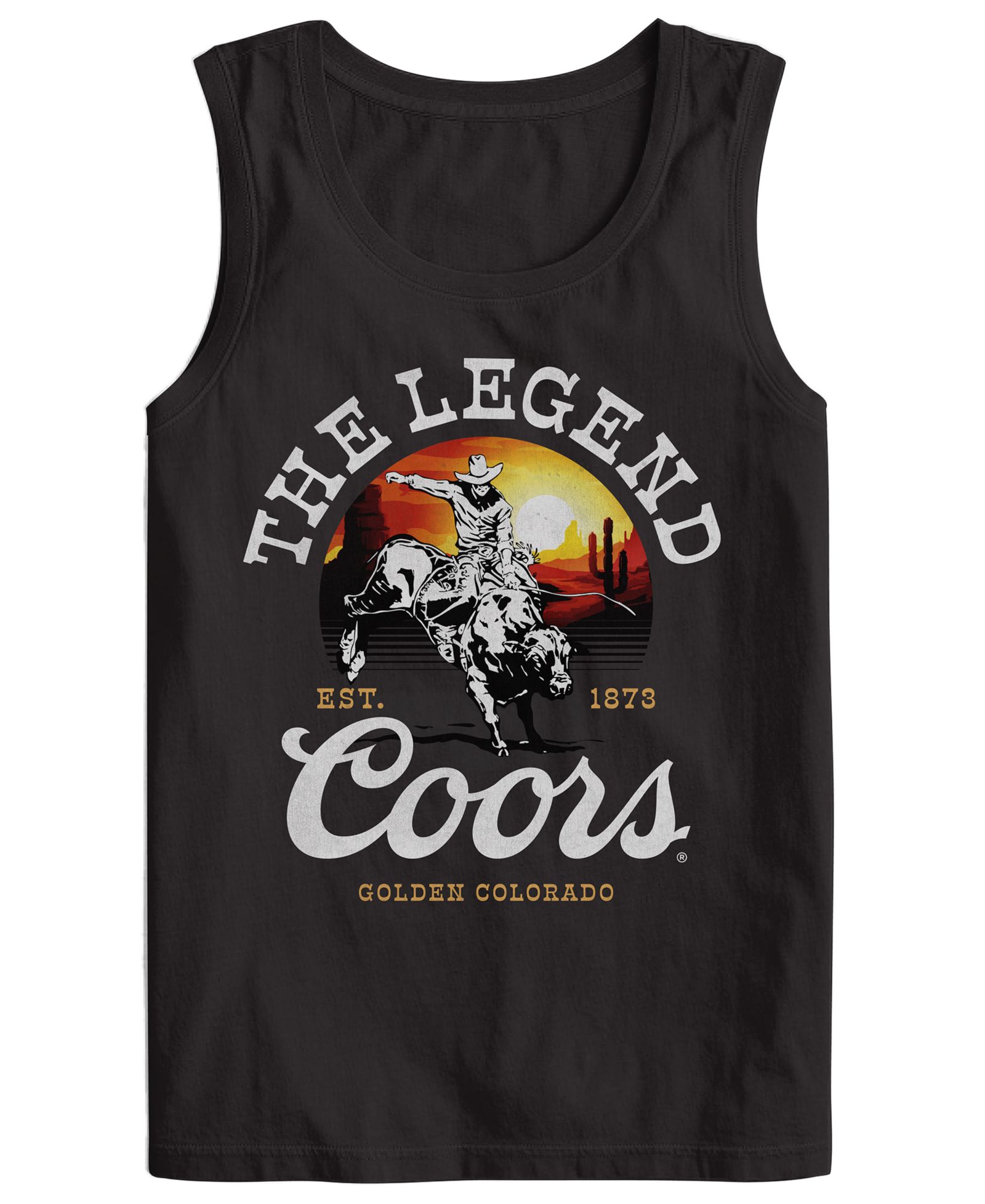 Hybrid Apparel Men's Coors Rodeo Legend Graphic T-Shirt