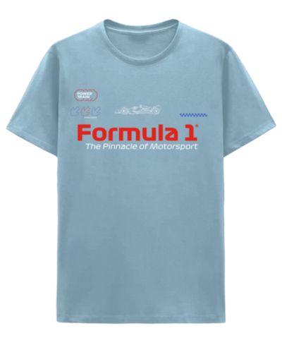 Мужская футболка Hybrid Apparel Formula 1 Short-Sleeve