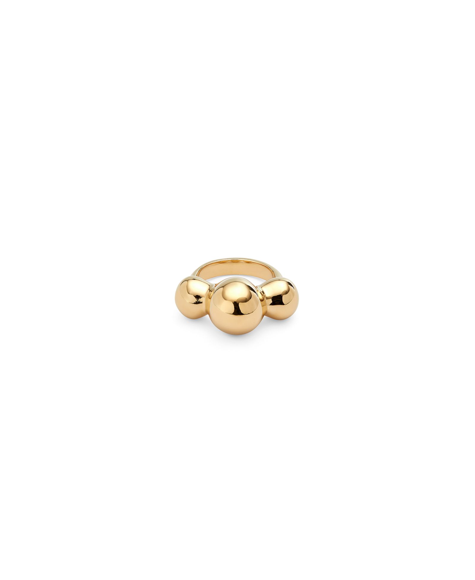 Кольцо UNOde50 Three Central Ball Ring