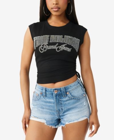 Женский топ True Religion Crystal Side Ruch Baby