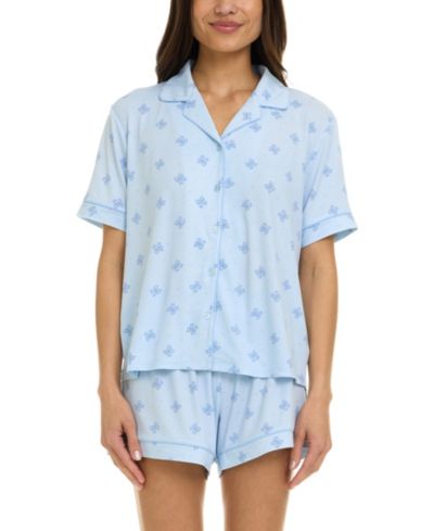 Flora by Flora Nikrooz Women's Brenna Knit 3-Piece. Mix & Match PJ Set
