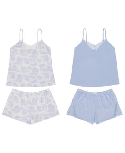 Flora by Flora Nikrooz Women's Stacy 4-Piece. Mix & Match PJ Set