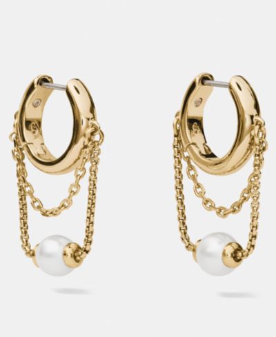 kate spade new york золотые серьги-кольца Huggie