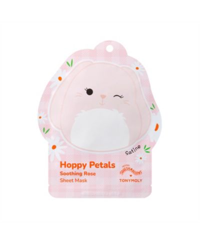 TONYMOLY Satine Hoppy Petals Rose Sheet Mask, 0.71 oz.