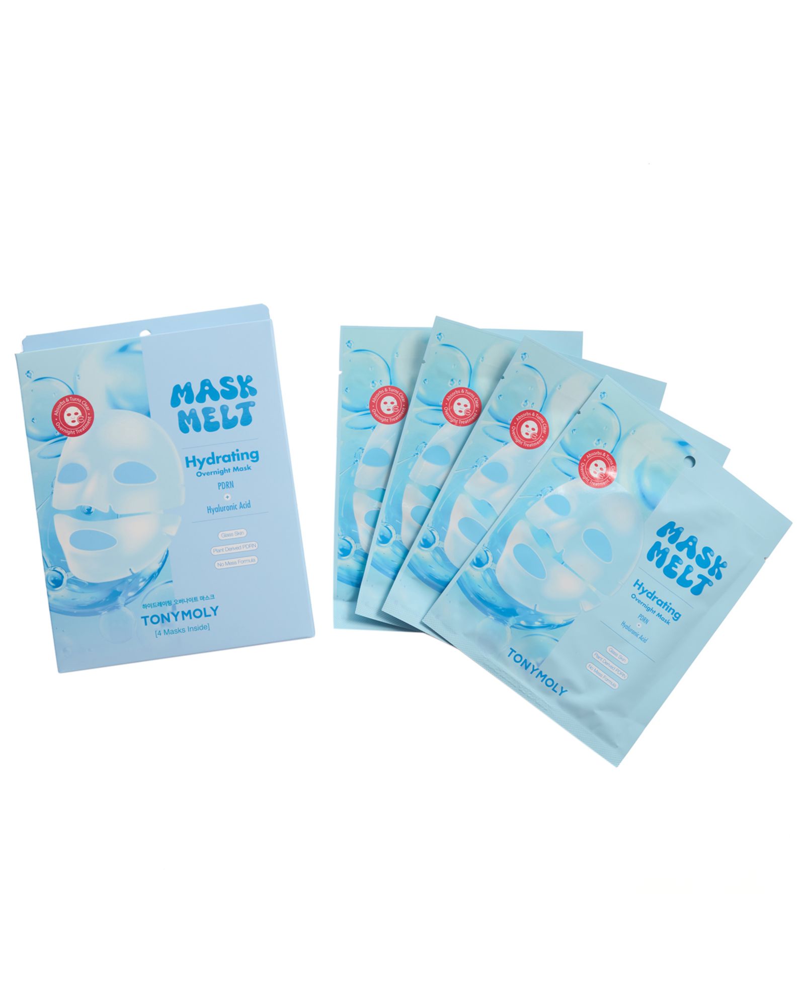 TONYMOLY 4-Pc. Mask Melt Hydrating Overnight Hydrogel Mask Set