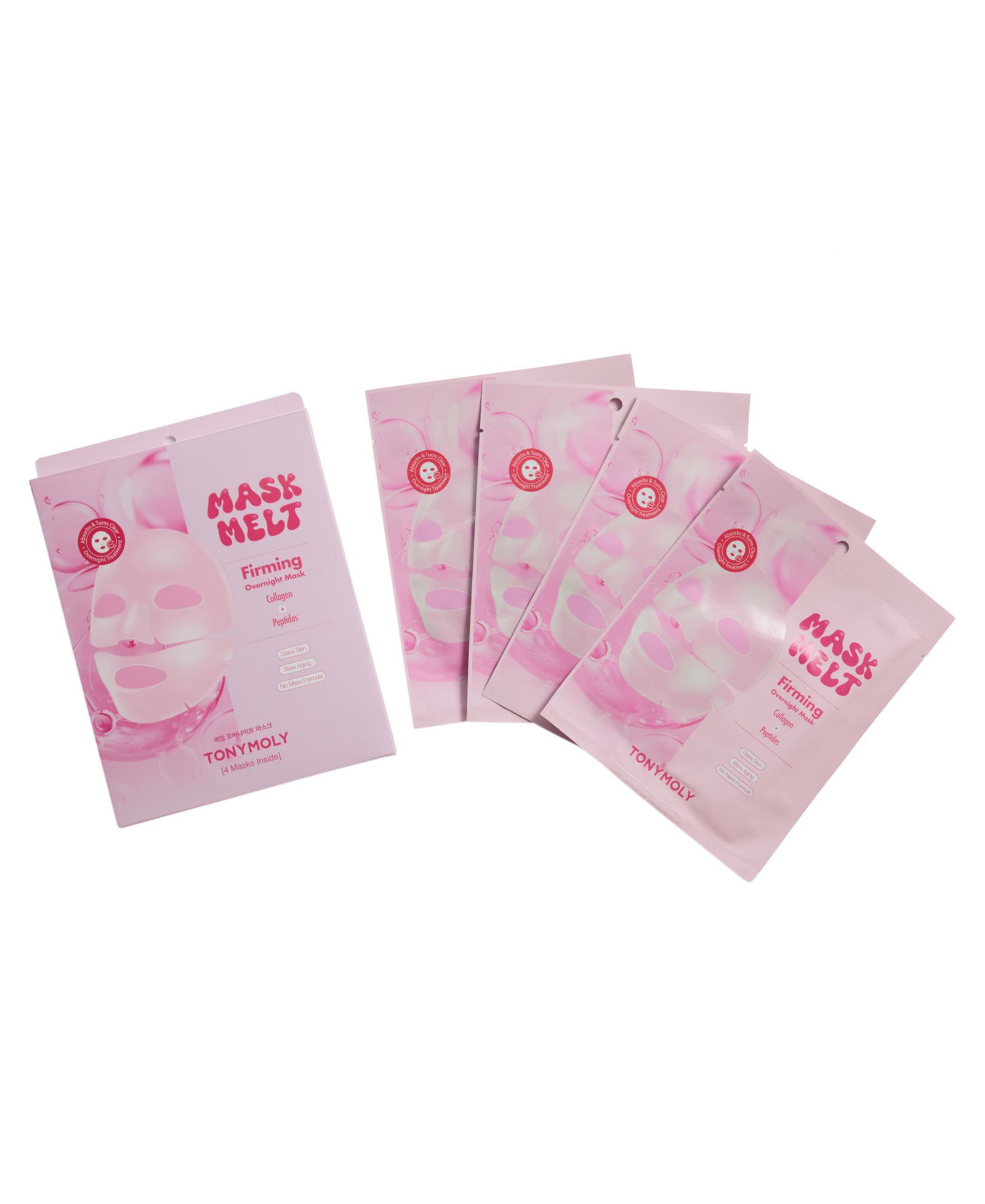 TONYMOLY 4-Pc. Mask Melt Firming Overnight Hydrogel Mask Set