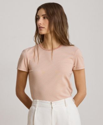 Lauren Ralph Lauren Женская рубашка в полоску с коротким рукавом