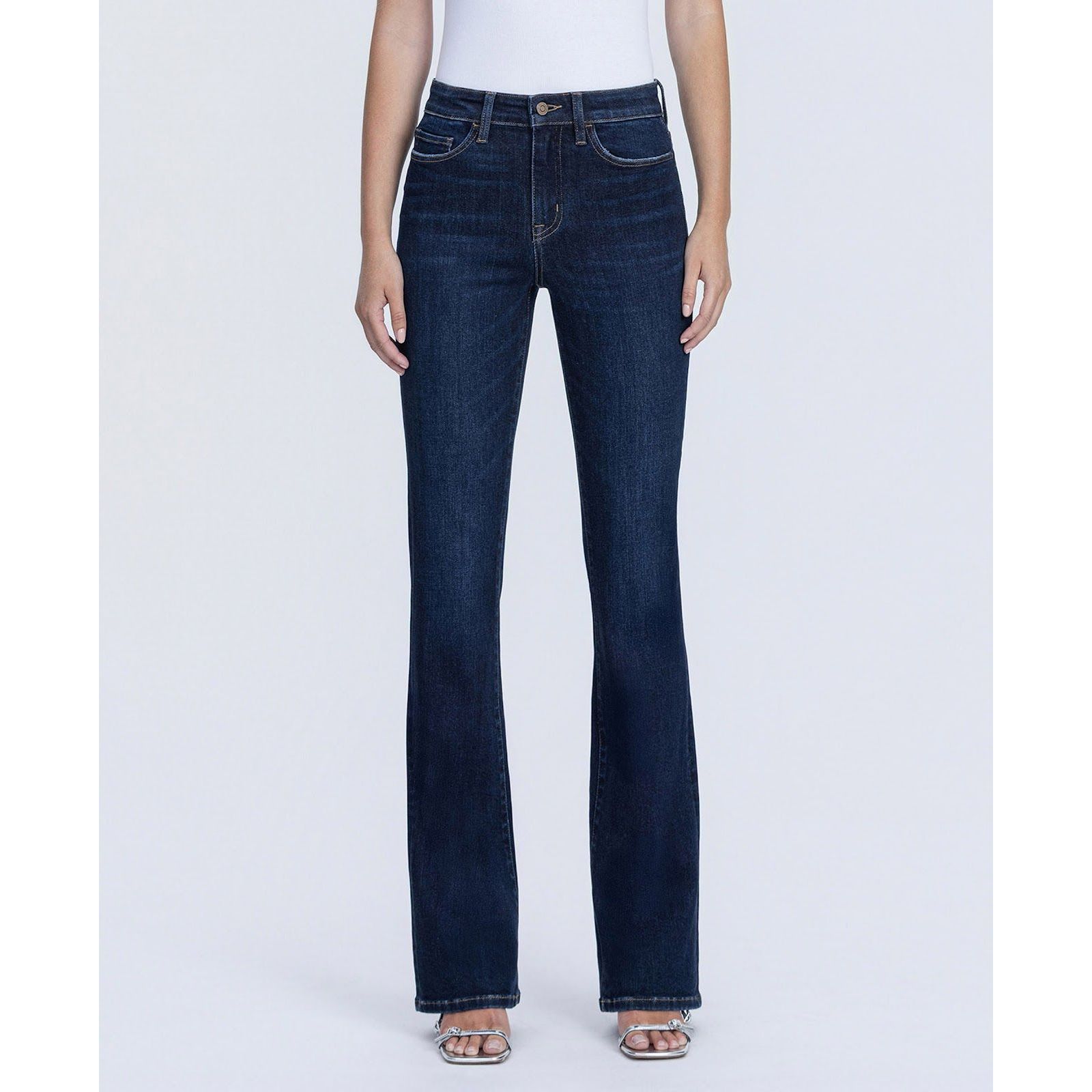Flying Monkey Women's High Rise Full Length Bootcut Jeans